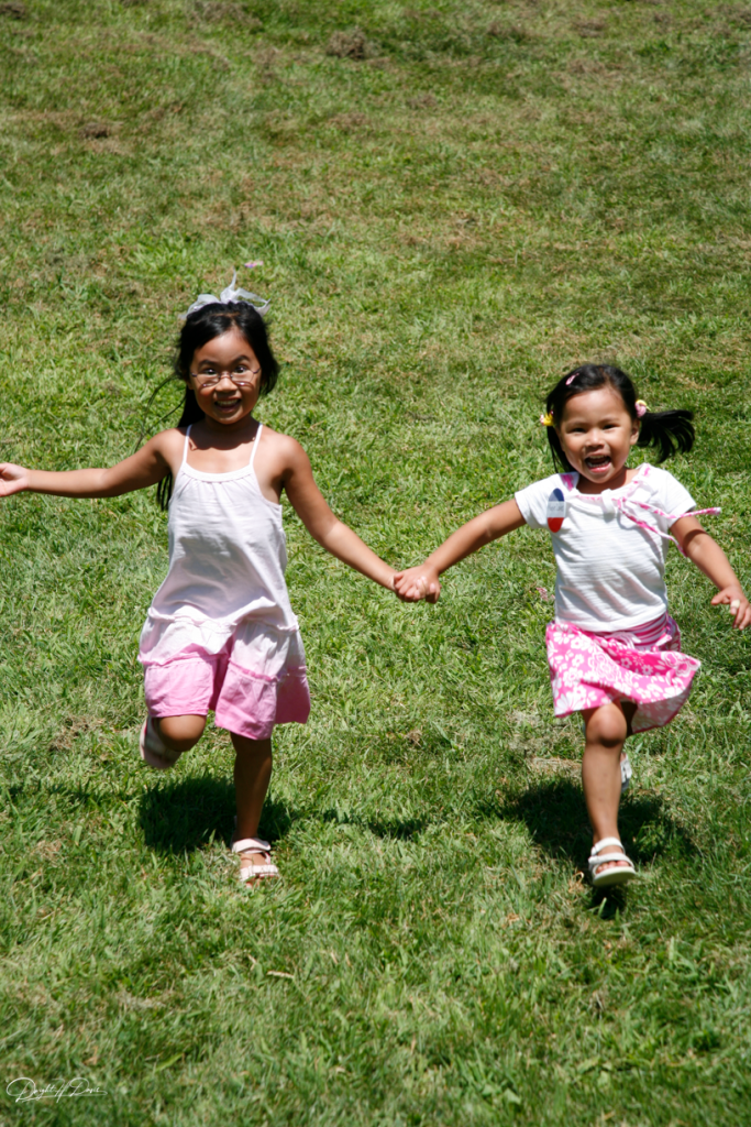Friends Running Together